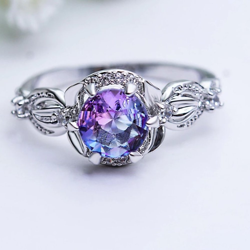 Lavender Sunset Ombre' Ring - Picture 3 of 4